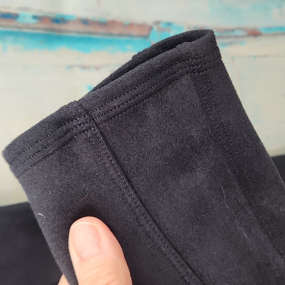 SPANX Faux Suede High Waisted Leggings In Navy 20322Q - Picture 4 of 8